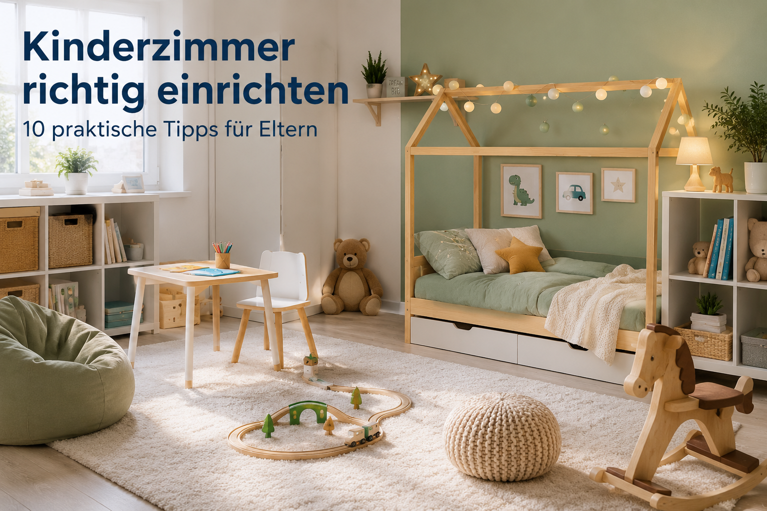 Kinderzimmer richtig einrichten – 10 praktische Tipps für Eltern