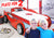 Autobett Kinderbett Doppelbett "Duell" Rot für 2 Kinder