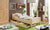 Einzelbett Rita Massivholz Kiefer Natur 90 x 200 cm