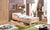Einzelbett Bert Massivholz Kiefer Natur 100 x 200 cm