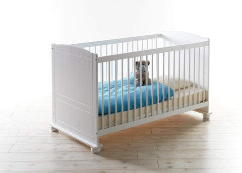 Babyzimmer Adam 5 teilig Massivholz Kiefer Landhausstil Weiss