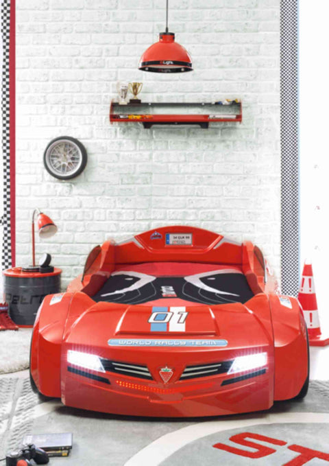 Cilek Champ Autobett High Speed Rot Kinderbett Rennwagenbett 90x195cm