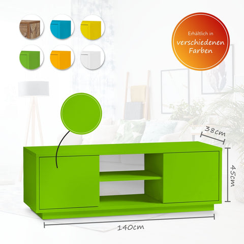 Wohnwand Set modern 3 teilig TV Lowboard, Sideboard, Highboard für Wohnzimmer oder Kinderzimmer