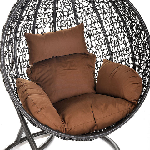 Hochwertiger Polyrattan Hängesessel Hängekorb Hängestuhl