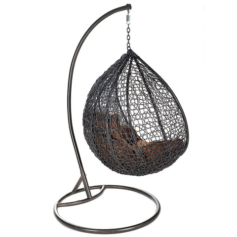 Hochwertiger Polyrattan Hängesessel Hängekorb Hängestuhl