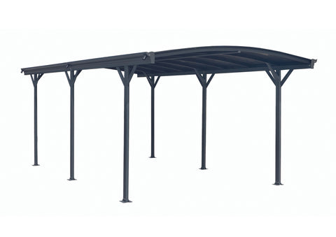 Design Carport London Aluminium Doppelstegplatten Beschichtung gegen UV-Strahlung