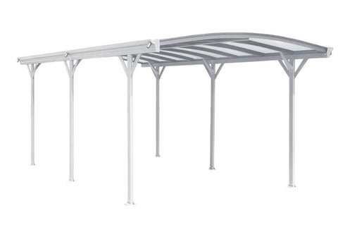 Design Carport London Aluminium Doppelstegplatten Beschichtung gegen UV-Strahlung